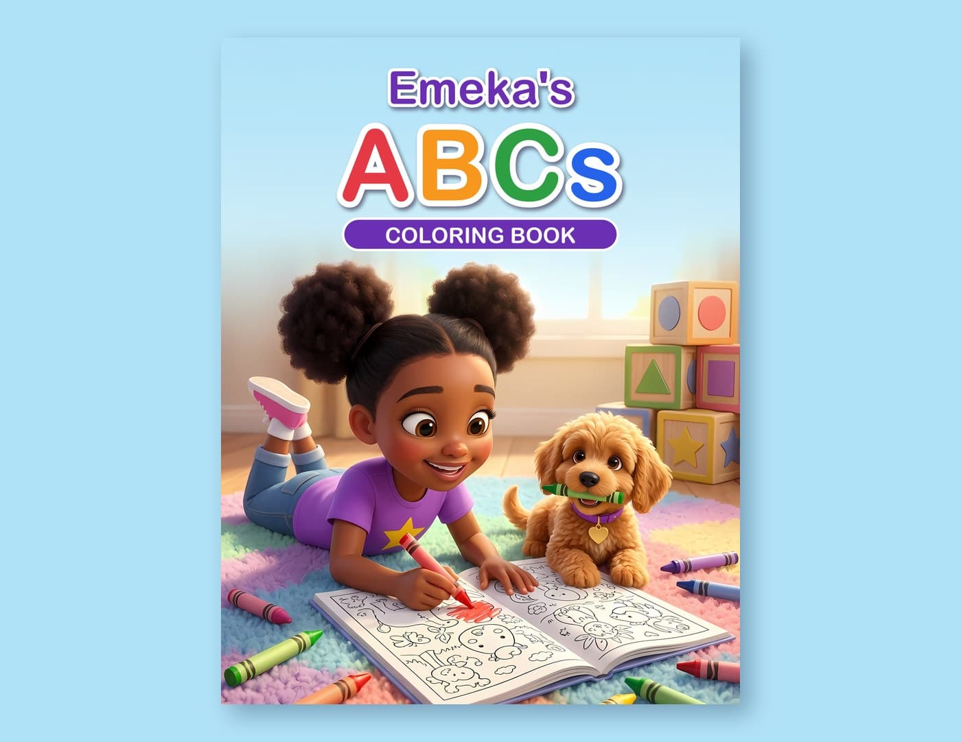 Cover of Emeka's ABCs Coloring Book