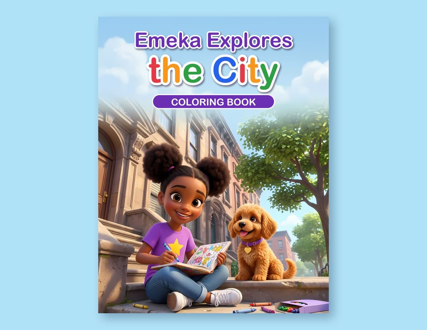 Cover of Emeka Explores the City Coloring Book